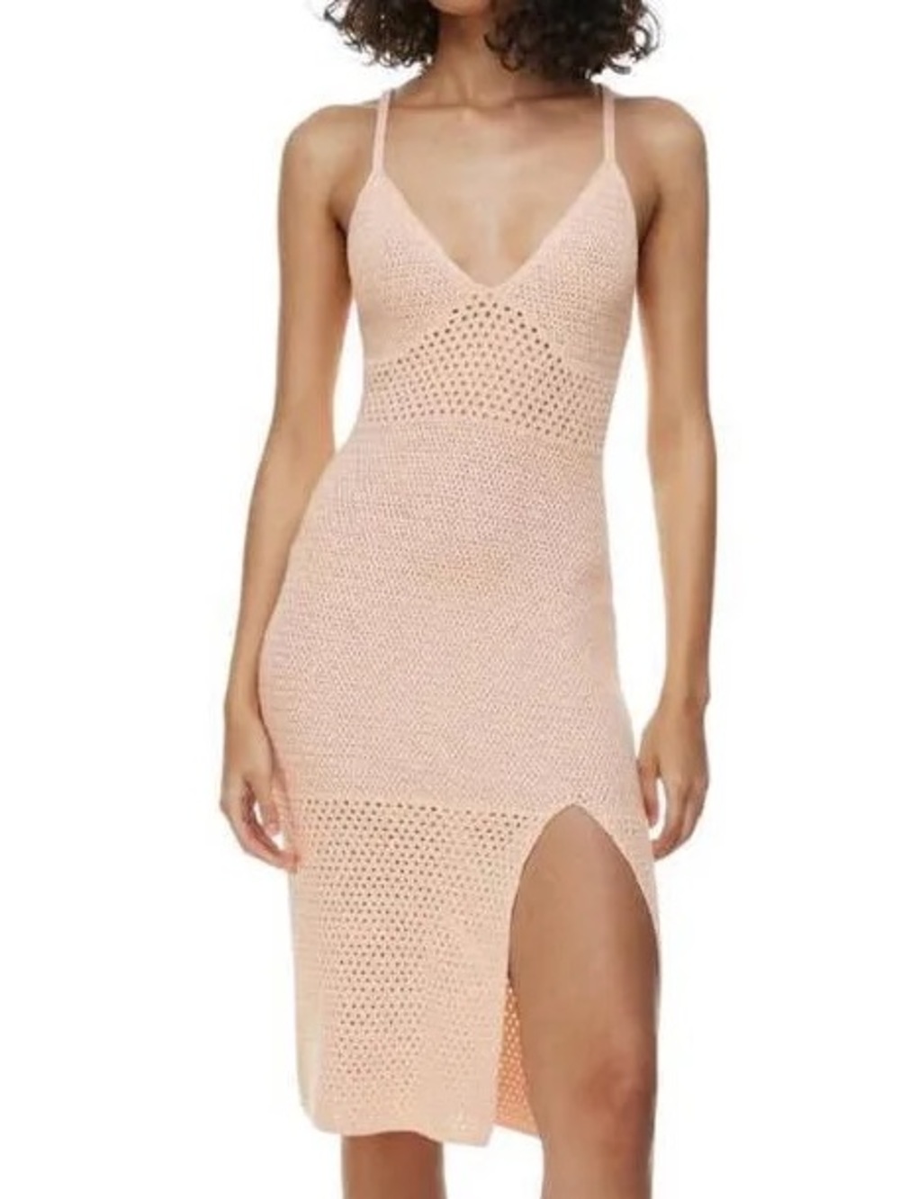 Wilfred Evie Knit Midi Dress- Coral